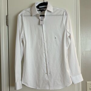 Men’s Express slim fit white dress shirt